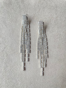 Aretes tassel plateados IV