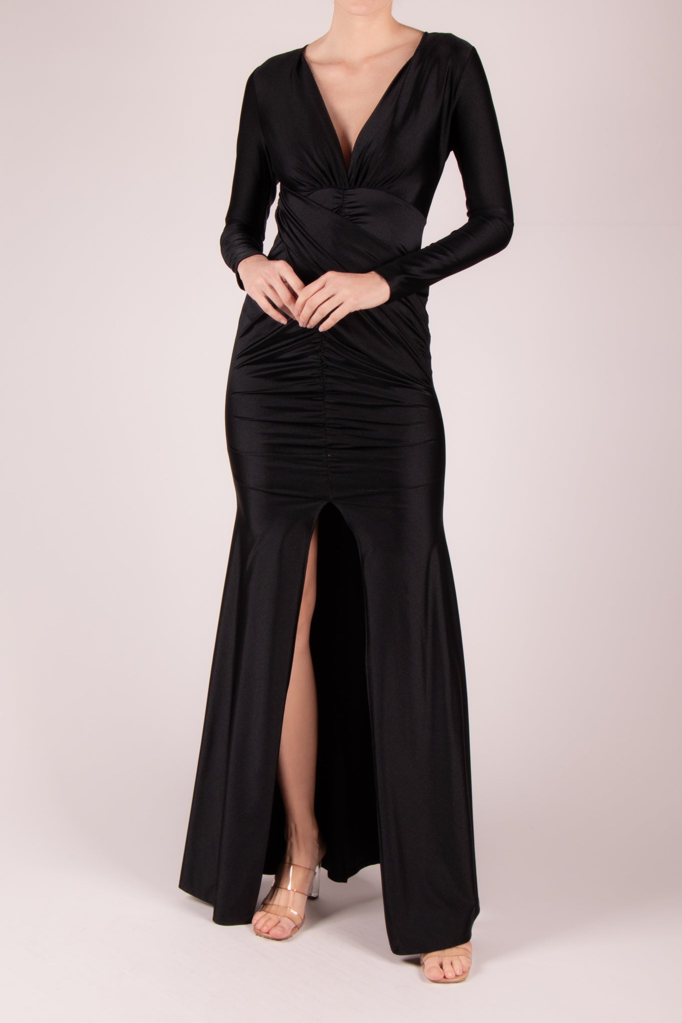 Vestido discount negro licra